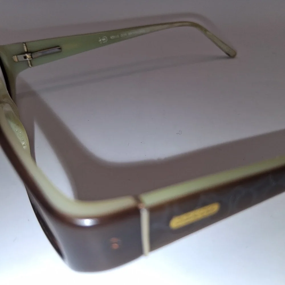 Coach Adelle 534 Brown Camel Eyeglasses Frames Women's 50-18